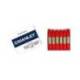 Lapices cera blanda Manley caja 12 unidades color rojo escarlata