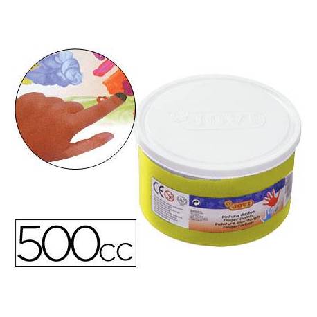 Pintura de dedos Jovi 500 cc amarillo