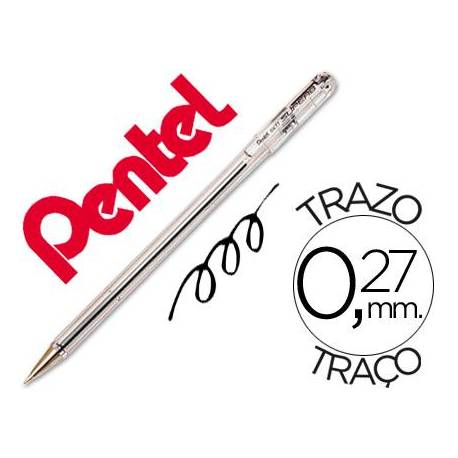 Boligrafo Pentel BK-77 negro 0,27 mm