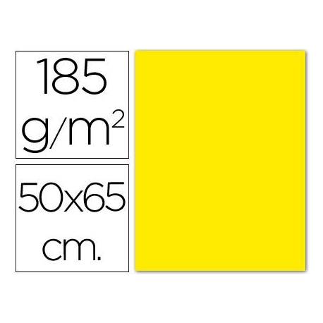 Cartulina Guarro amarillo canario 500 x 650 mm 185 gm2
