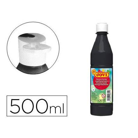 Tempera liquida Jovi negro 500 cc