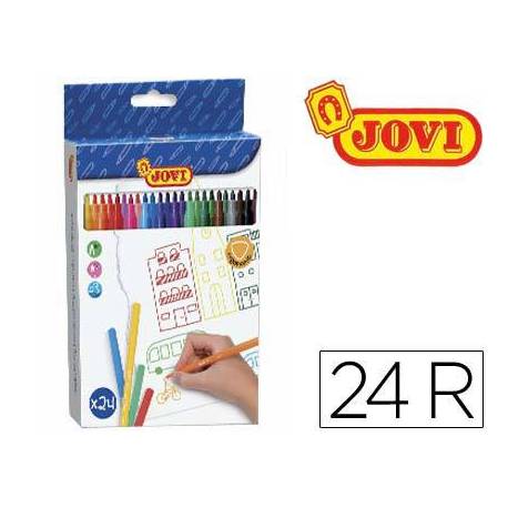 Rotulador Jovi fino lavable caja de 24 rotuladores
