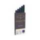 Tinta estilografica parker color azul permanente caja de 5 cartuchos