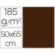 Cartulina Guarro marron 500 x 650 mm 185 g/m2