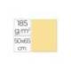 Cartulina Guarro crema 500 x 650 mm 185 g/m2