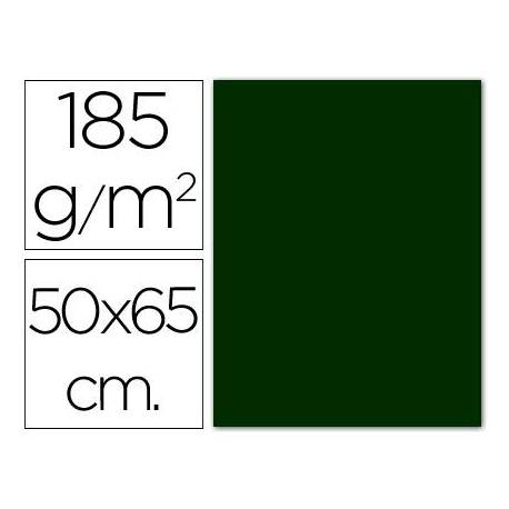 Cartulina Guarro verde amazona 500 x 650 mm de 185 g/m2