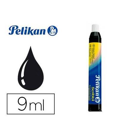 Tinta china negra con cargador Pelikan