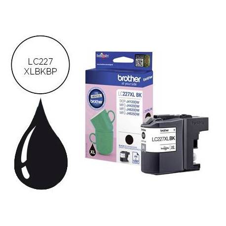 Cartucho Brother Ink Jet LC 227XL Color Negro dcp-j4120dw / mfc-j4420dw / j4620dw / j4625dw