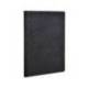 Libreta Clarefontaine negro A5 tapa cartulina rayado horizontal 96 hojas