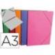 Carpeta planos Clairefontaine DIN A3 gomas colores surtidos