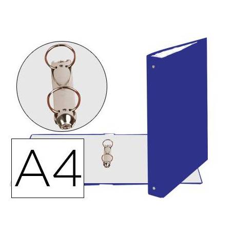 Carpeta Exacompta carton azul 2 anillas