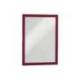 Porta anuncios magnetico adhesivo A4 rojo