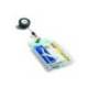 Identificador doble con cordon extensible Durable