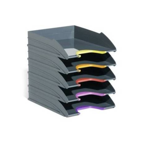 Bandeja de sobremesa Durable plastico 255x55x330mm gris