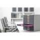 Fichero cajones Durable plastico aplilables 10 cajones gris