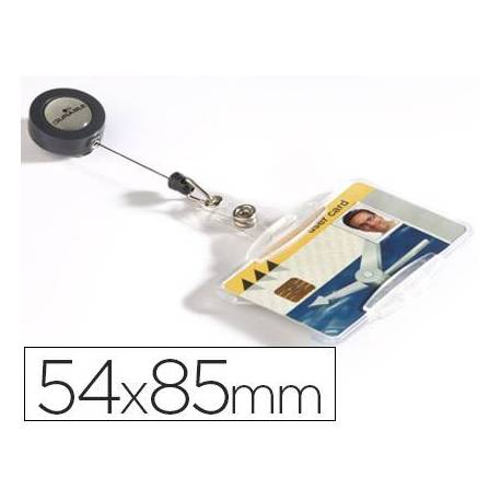 Identificador con cordon extensible Durable