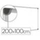 Pizarra Blanca Vitrificada Magnetica marco de aluminio 200x100 Bi-Office