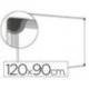 Pizarra Blanca Vitrificada Magnetica marco de aluminio 120x90 Bi-Office