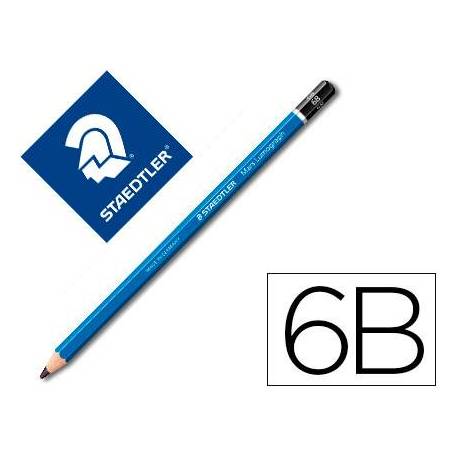 Lapices de grafito Staedler Mars Lumograph 100 6B