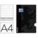Libreta Escolar Oxford A4 48 hojas Rayado horizontal Negro
