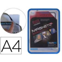Marco Tarifold Din A4 magnetico azul pack de 2