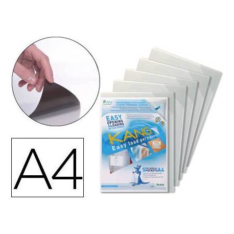 Funda presentacion Tarifold adhesiva permanente Din A4 pack de 5