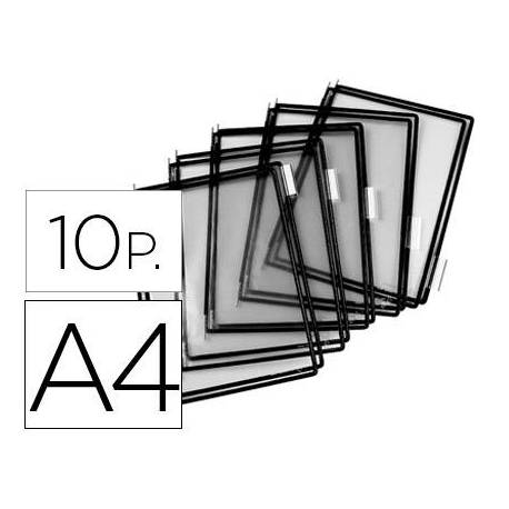 Funda portacatalogo Tarifold Din A4 negro pack de 10