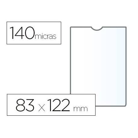 Funda portadocumento Esselte plastico cristal 83 x 122 mm