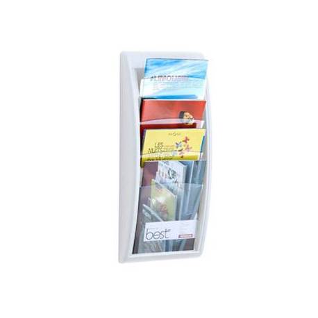 Expositor mural Fast-Paperflow plastico blanco