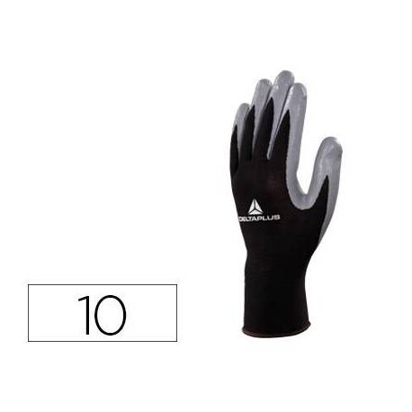 Guante DeltaPlus Poliester palma Nitrilo talla 10