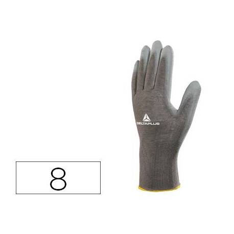 Guante DeltaPlus Poliester palma Poliuretano talla 8