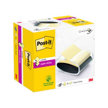 Dispensador Post-it ® PRO Z-Notes 76 x 76 negro