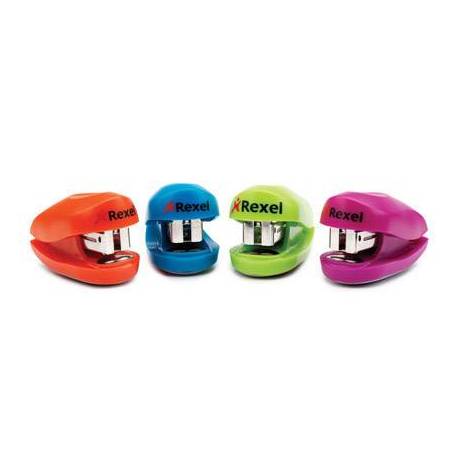 Grapadora marca Rexel bolsillo colores surtidos