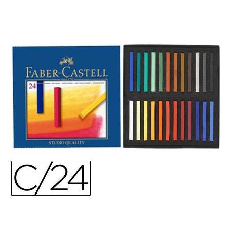 Tiza Faber Castell 24 unidades surtidos
