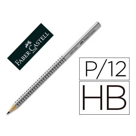 Lapiz grafito Faber Castell Grip 2001 HB triangular