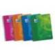 BLOC ESPIRAL MARCA OXFORD TAPA PLASTICO OPTIK PAPER MICROPERF DIN A4 120 H CUADROS 5 MM CON 3 SEPARADORES COLORES SURTIDOS