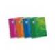 BLOC ESPIRAL MARCA OXFORD TAPA PLASTICO OPTIK PAPER MICROPERF DIN A4 120 H CUADROS 5 MM CON 3 SEPARADORES COLORES SURTIDOS