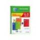 BLOC ESPIRAL MARCA OXFORD TAPA BLANDA FOLIO 80 HOJAS 90GR CUADRO 4 MM COLORES VIVOS PACK DE 4+1