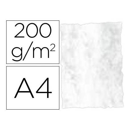 Papel pergamino DIN A4 troquelado Gris marmoleado