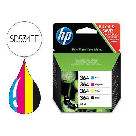 CARTICHOS INK JET HP 364 MULTIPACK N9J73AE
