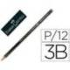 Lapices de grafito Faber Castell 9000 3B