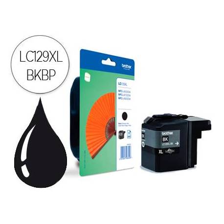 Ink-jet Brother LC129XLBKBP negro 2400 paginas mfc-j6520dw/6720dw/6920dw