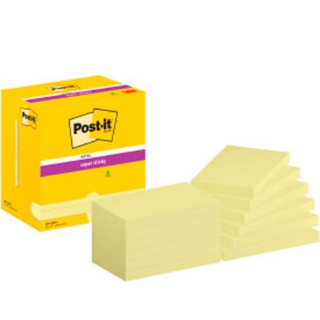 Post-it ® Bloc notas quita y pon 76 x 127 mm amarillo