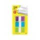 Banderitas Post-it ® separadoras Index color verde, azul y violeta