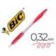 Boligrafo Bic Atlantis color rojo 0,4 mm