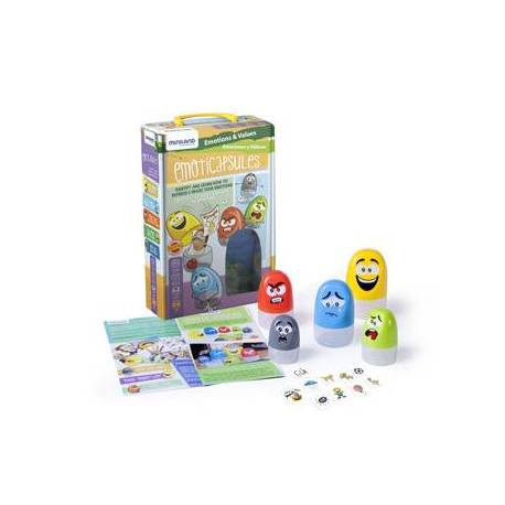 Juego infantil a partir de 2 años Emoticapsulas marca Miniland
