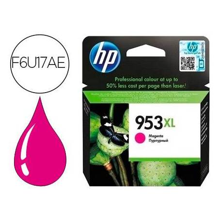 CARTUCHO INK-JET HP 953XL COLOR MAGENTA F6U17AE