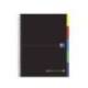 Cuaderno Oxford Ebook 5 A4+ Negro y Verde 100 hojas Tapa Extradura Cuadricula 5 mm