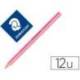 Lapices Fluorescentes Staedtler Triangular Top Star Rosa Caja 12 unidades