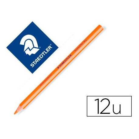 Lapices Fluorescentes Staedtler Triangular Top Star Naranja Caja 12 unidades